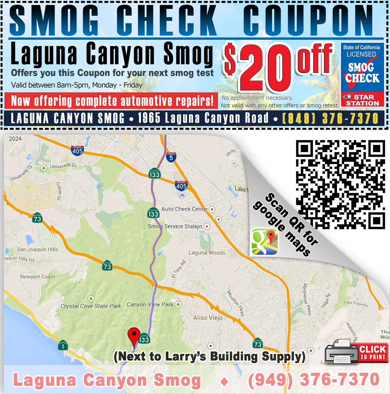 Smog Coupon